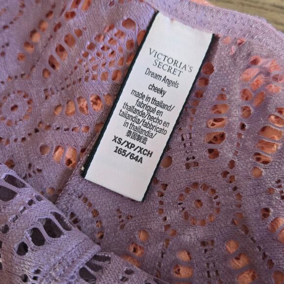 Victoria's Secret Lace Dream Angels Cheeky Panty Bundle Sz XS New 3 pieces - Picture 3 of 5